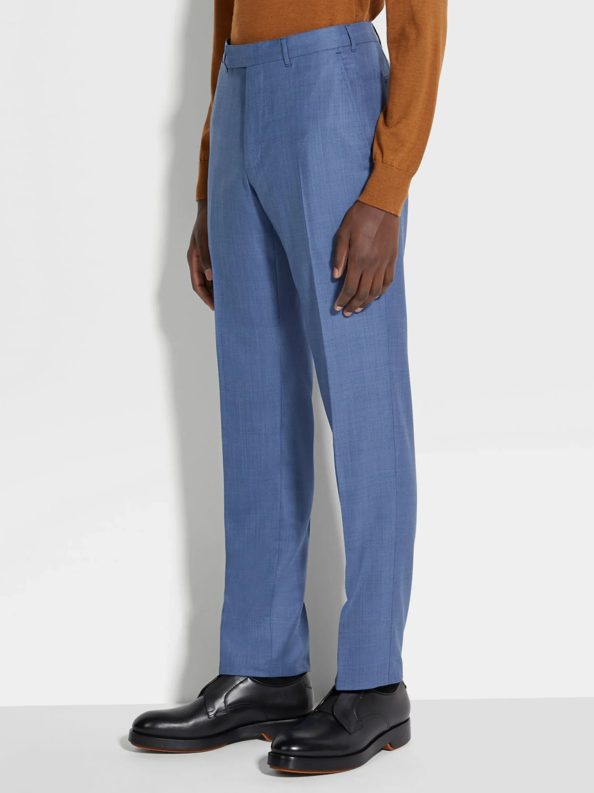 Suits>ZEGNA Avio Blue Centoventimila Wool Suit AvioBlue