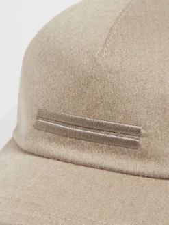 Soft Accessories|Gloves, Scarves And Hats>ZEGNA Oasi Cashmere Baseball Cap Beige