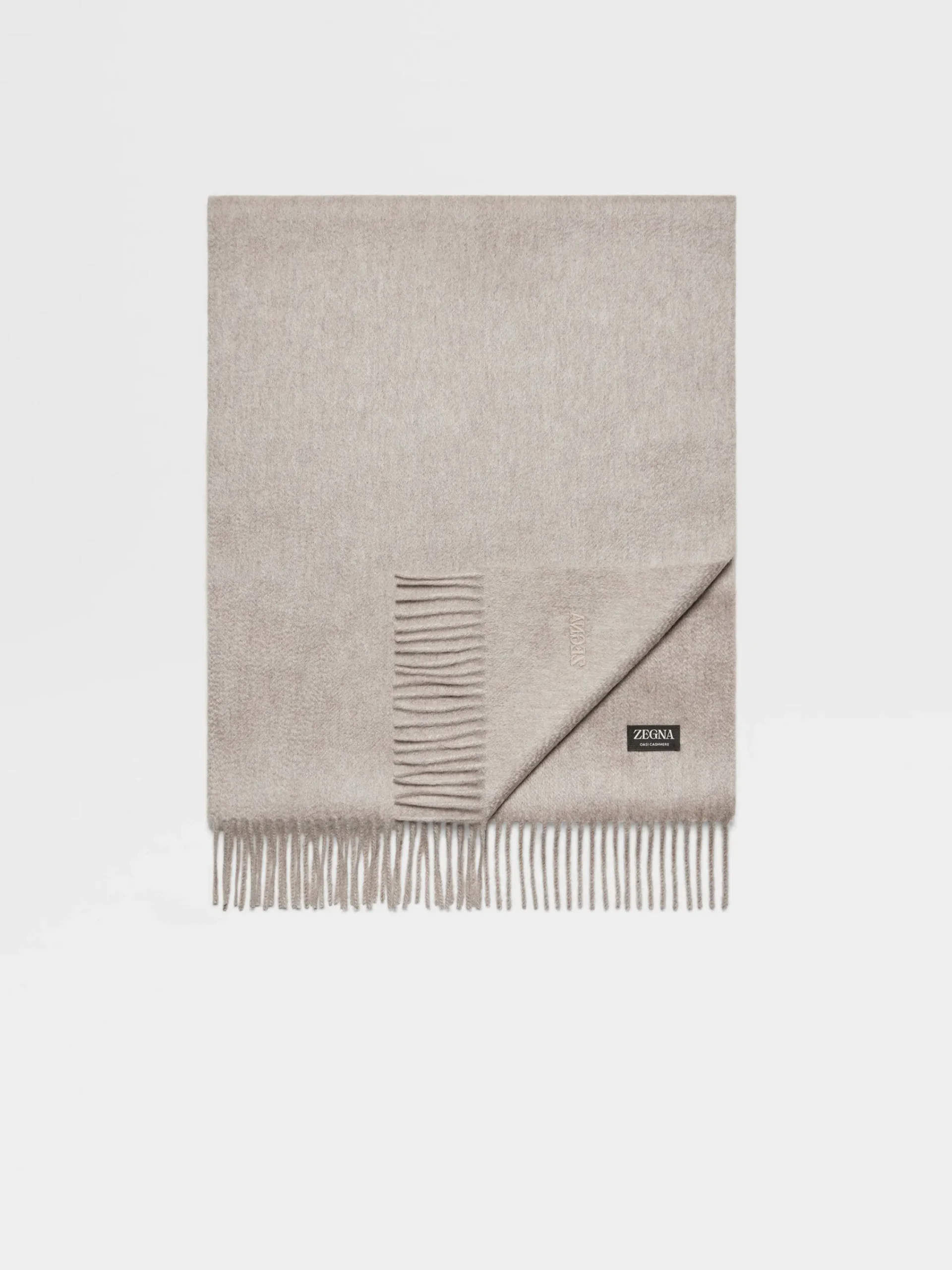 Small Gifts|Soft Accessories>ZEGNA Oasi Cashmere Scarf Beige