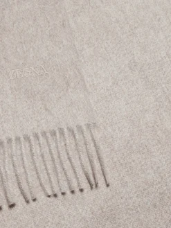 Small Gifts|Soft Accessories>ZEGNA Oasi Cashmere Scarf Beige