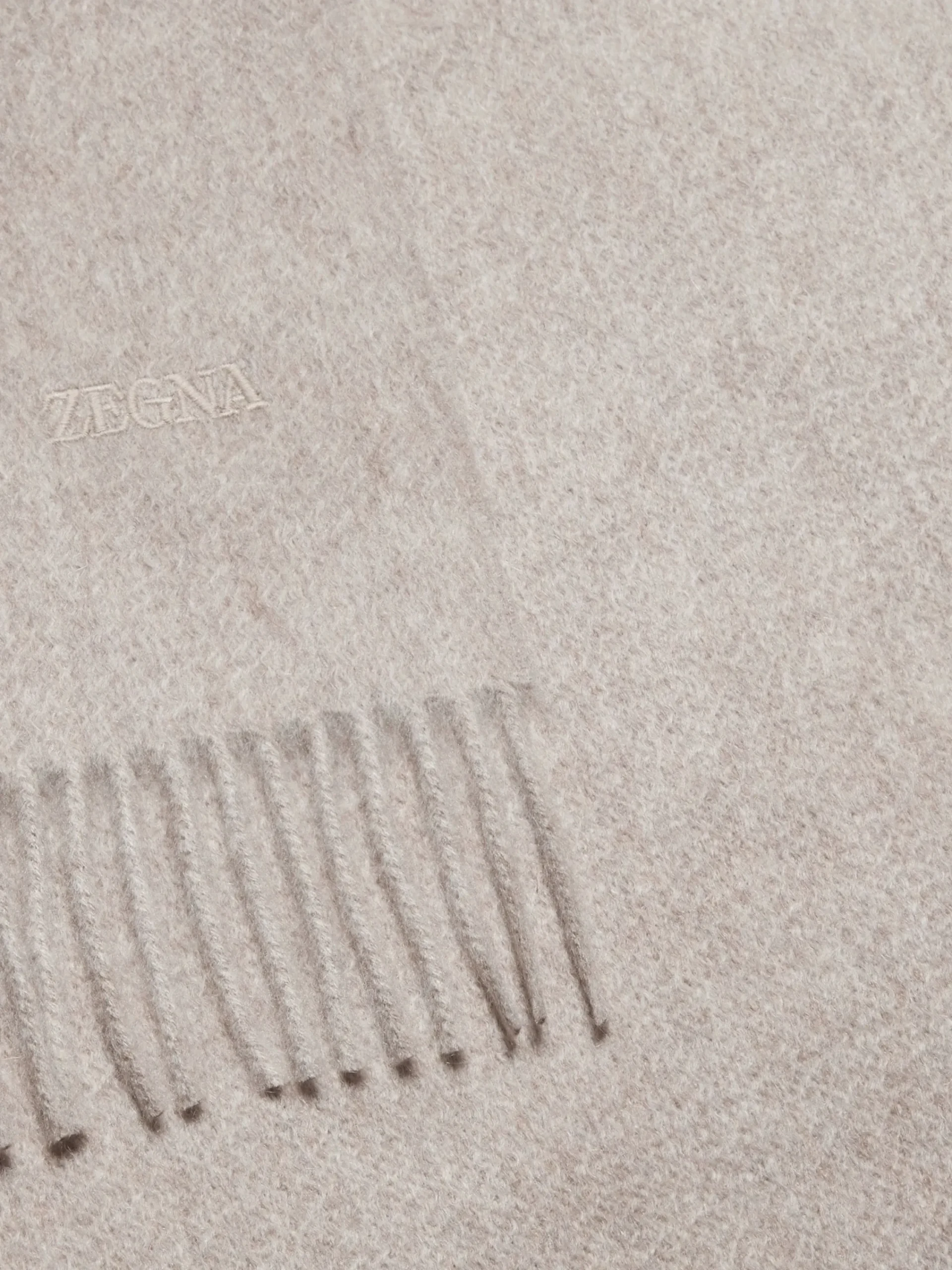 Small Gifts|Soft Accessories>ZEGNA Oasi Cashmere Scarf Beige