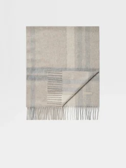 Small Gifts|Soft Accessories>ZEGNA Oasi Cashmere Scarf Beige