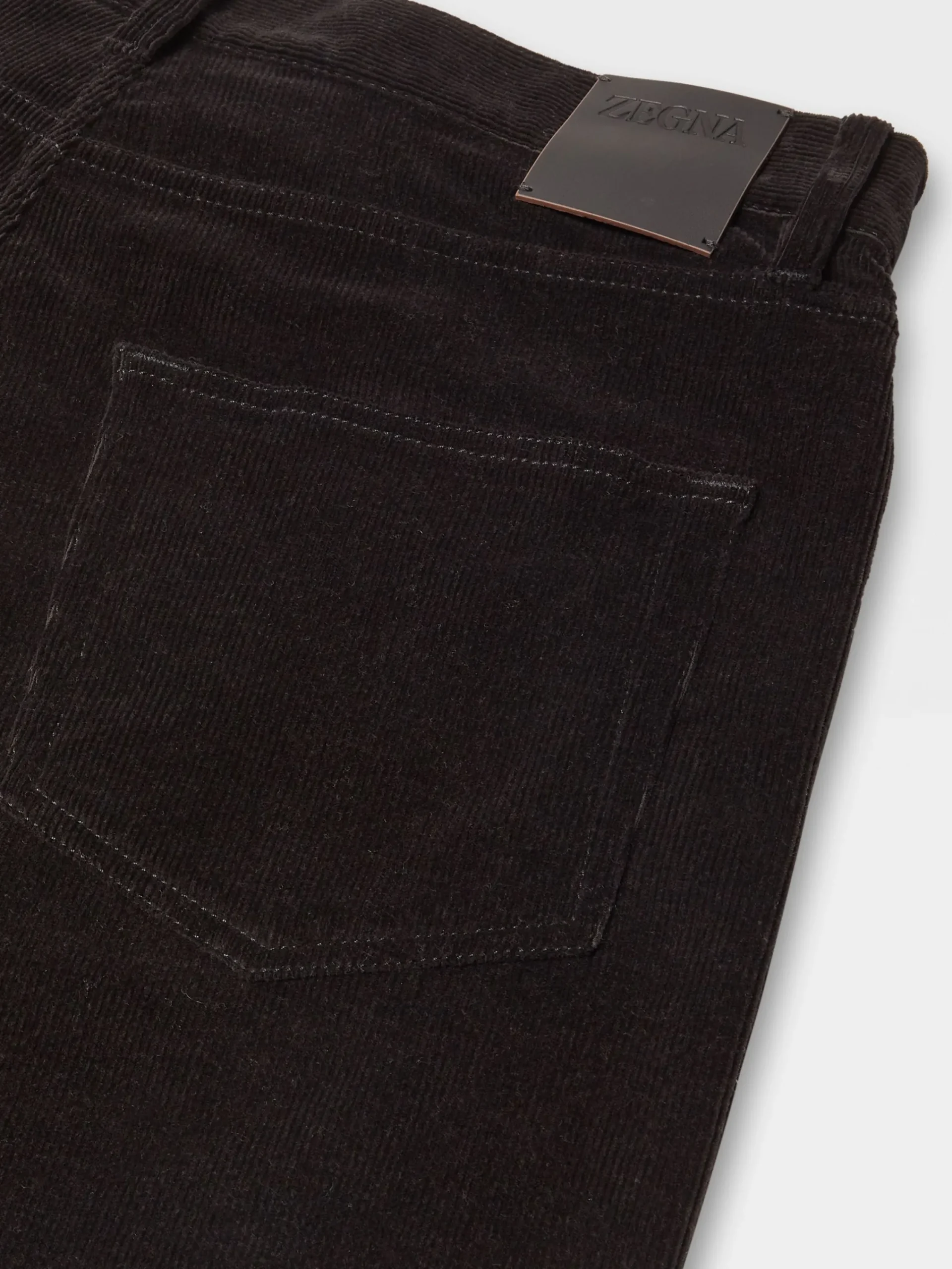 Jeans>ZEGNA Cashco Roccia Pants Black