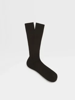 Underwear And Socks|Underwear And Socks>ZEGNA Cotton Socks Black