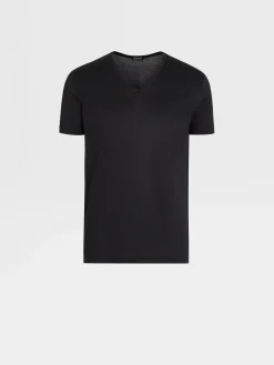 Underwear And Socks|Underwear And Socks>ZEGNA Cotton T-shirt Black