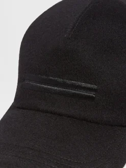 Travel In Style|Soft Accessories>ZEGNA Oasi Cashmere Baseball Cap Black