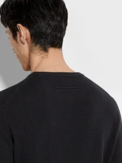 Travel In Style|Sweaters>ZEGNA Oasi Cashmere Crewneck Black