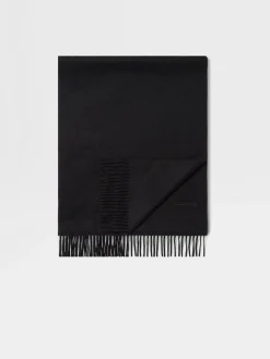 Soft Accessories|Gloves, Scarves And Hats>ZEGNA Oasi Cashmere Scarf Black