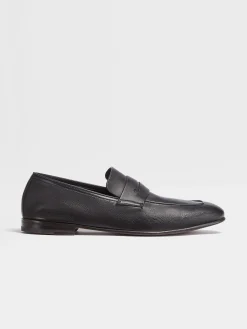 Loafers>ZEGNA SECONDSKIN L'Asola Loafers Black