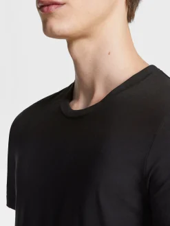 Underwear And Socks|Underwear And Socks>ZEGNA Stretch Cotton T-shirt Black