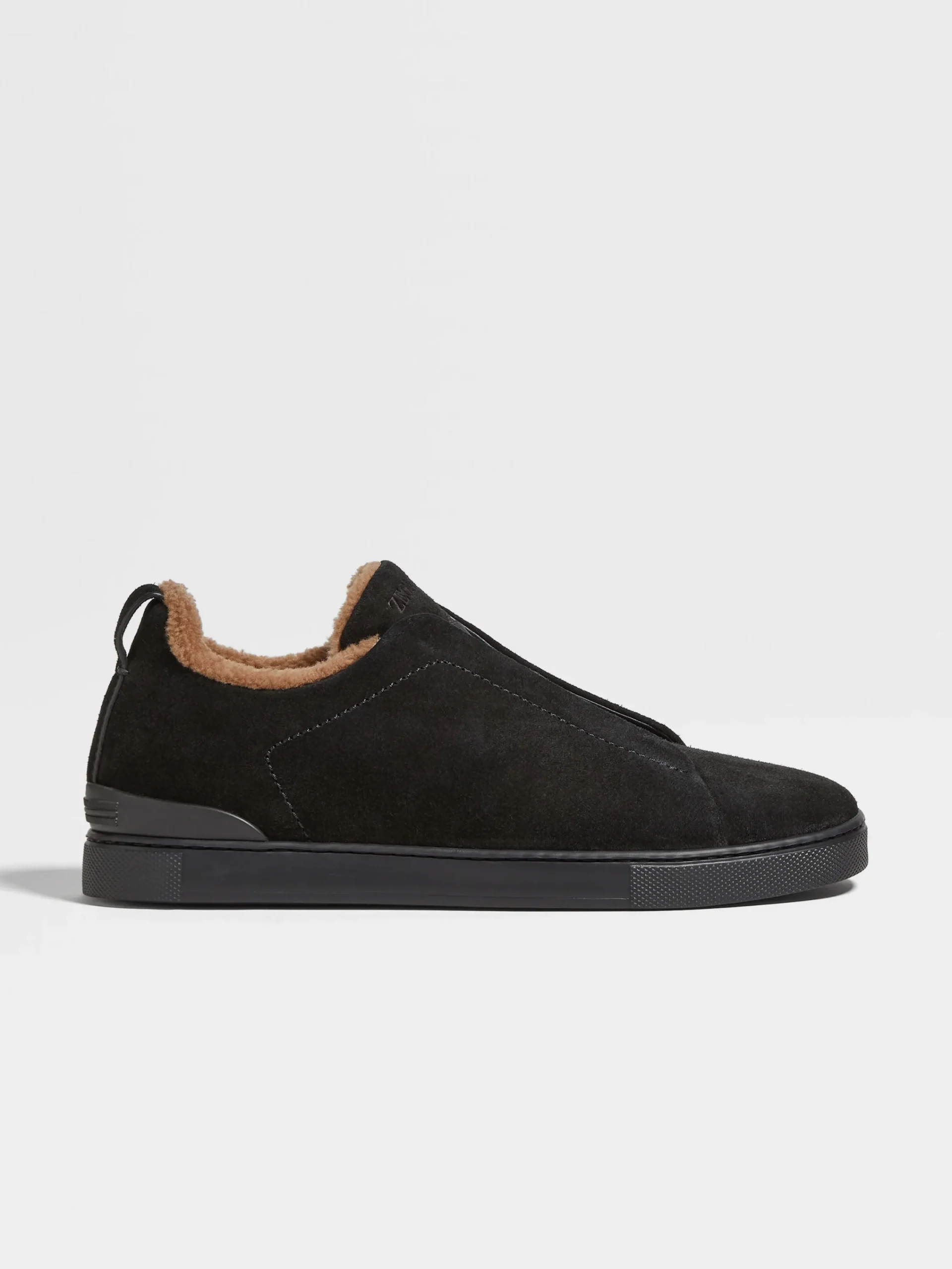 Sneakers>ZEGNA Suede Triple Stitch™ Sneakers Black