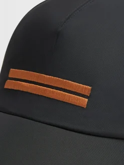 Gloves, Scarves And Hats>ZEGNA Technical Fabric Hat Black