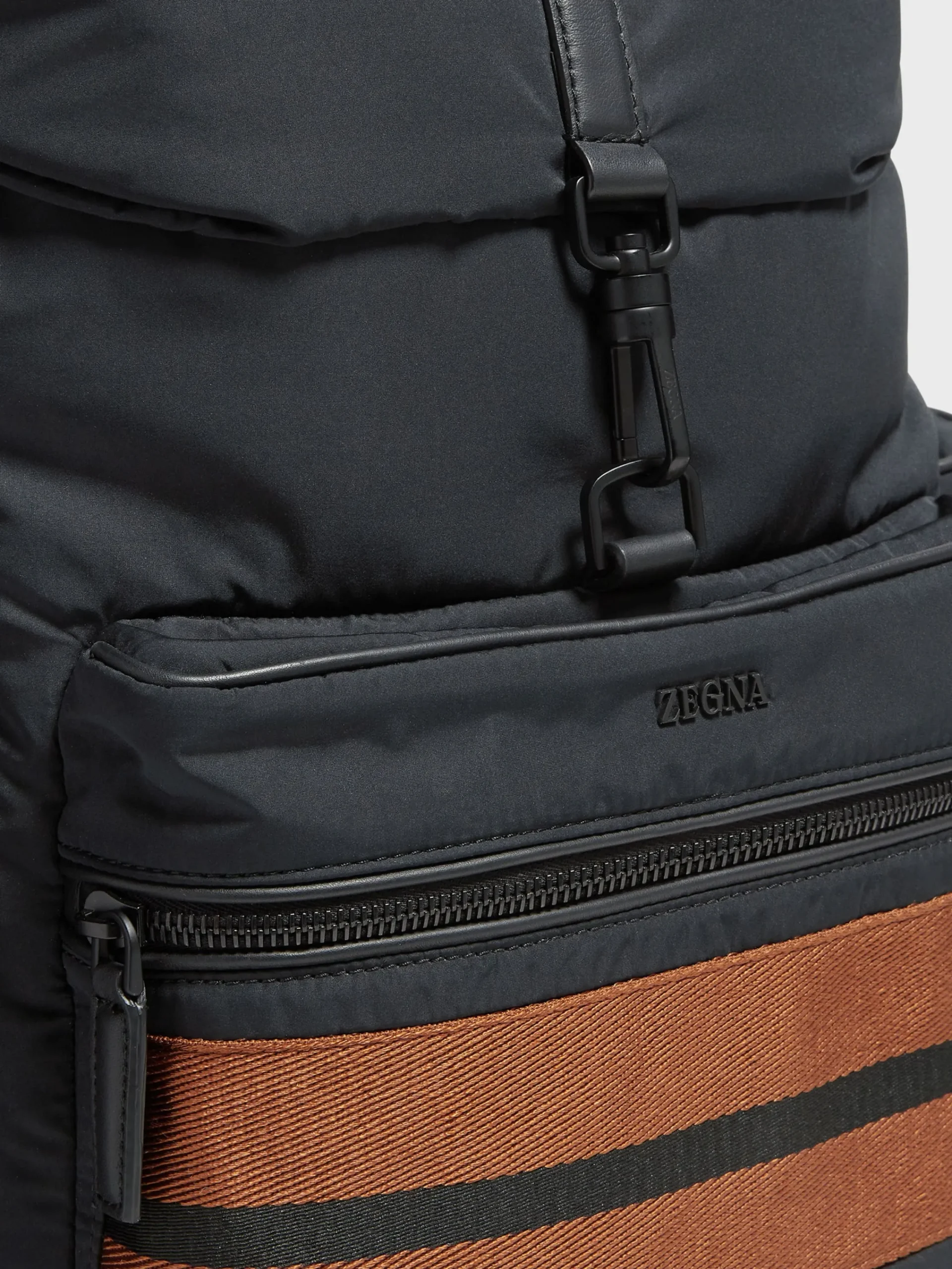 Bags And Wallets>ZEGNA Technical Fabric Special Backpack Black