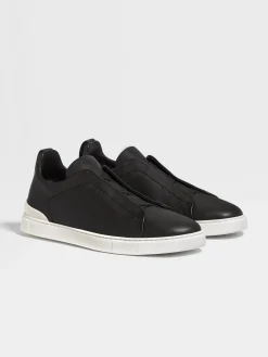 Travel In Style|Sneakers>ZEGNA Triple Stitch™ SECONDSKIN Sneakers Black