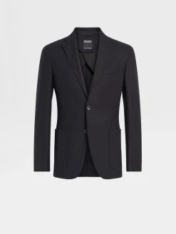 Blazers>ZEGNA Trofeo™ Cashmere Shirt Jacket Black
