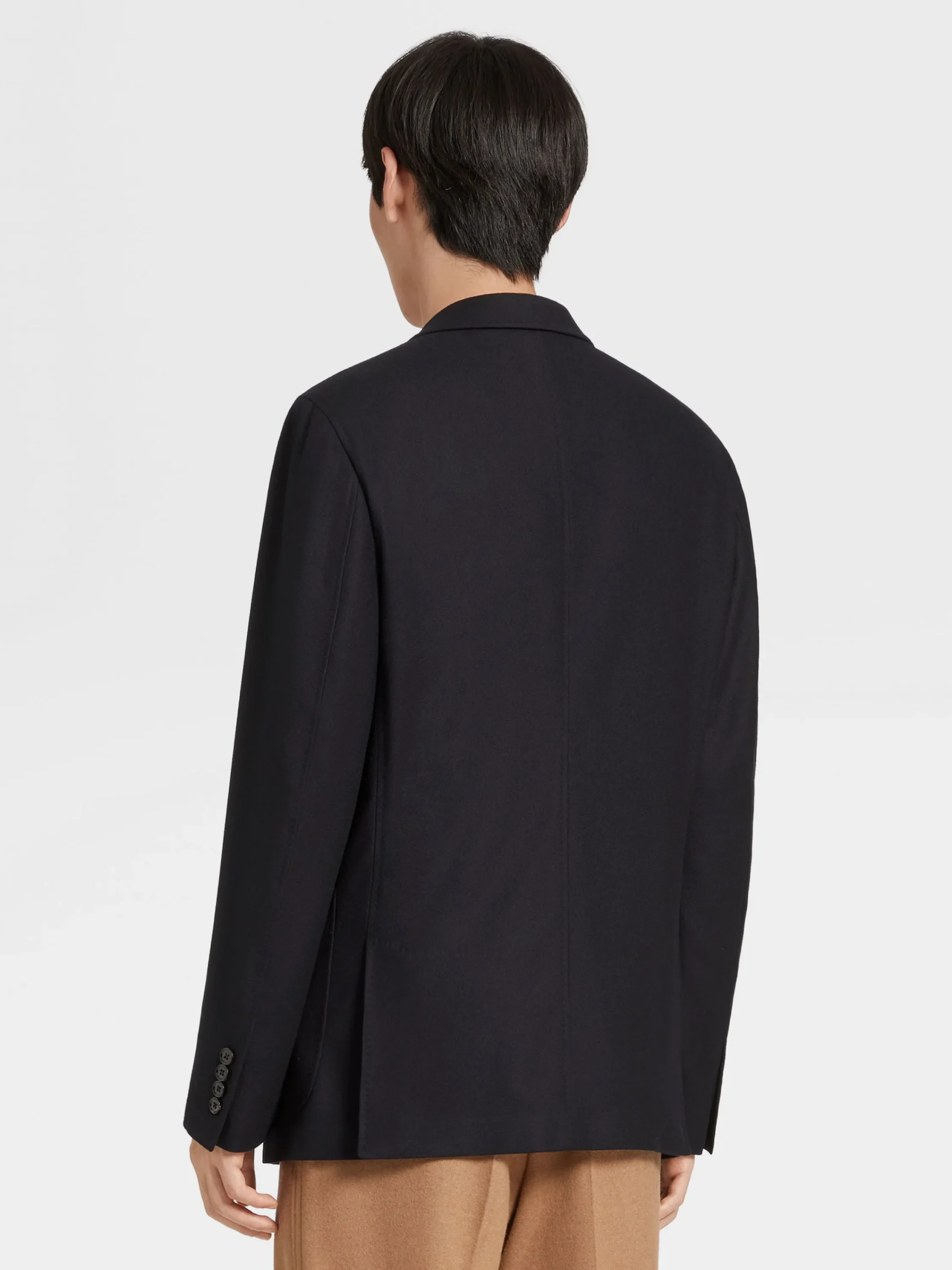 Blazers>ZEGNA Trofeo™ Cashmere Shirt Jacket Black