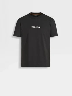 T-Shirts>ZEGNA #UseTheExisting™ Cotton T-shirt Black