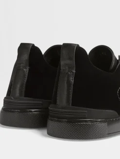 Sneakers>ZEGNA Velvet Triple Stitch™ Sneakers Black