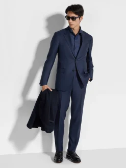 Suits>ZEGNA 15milmil15 Wool Suit Blue