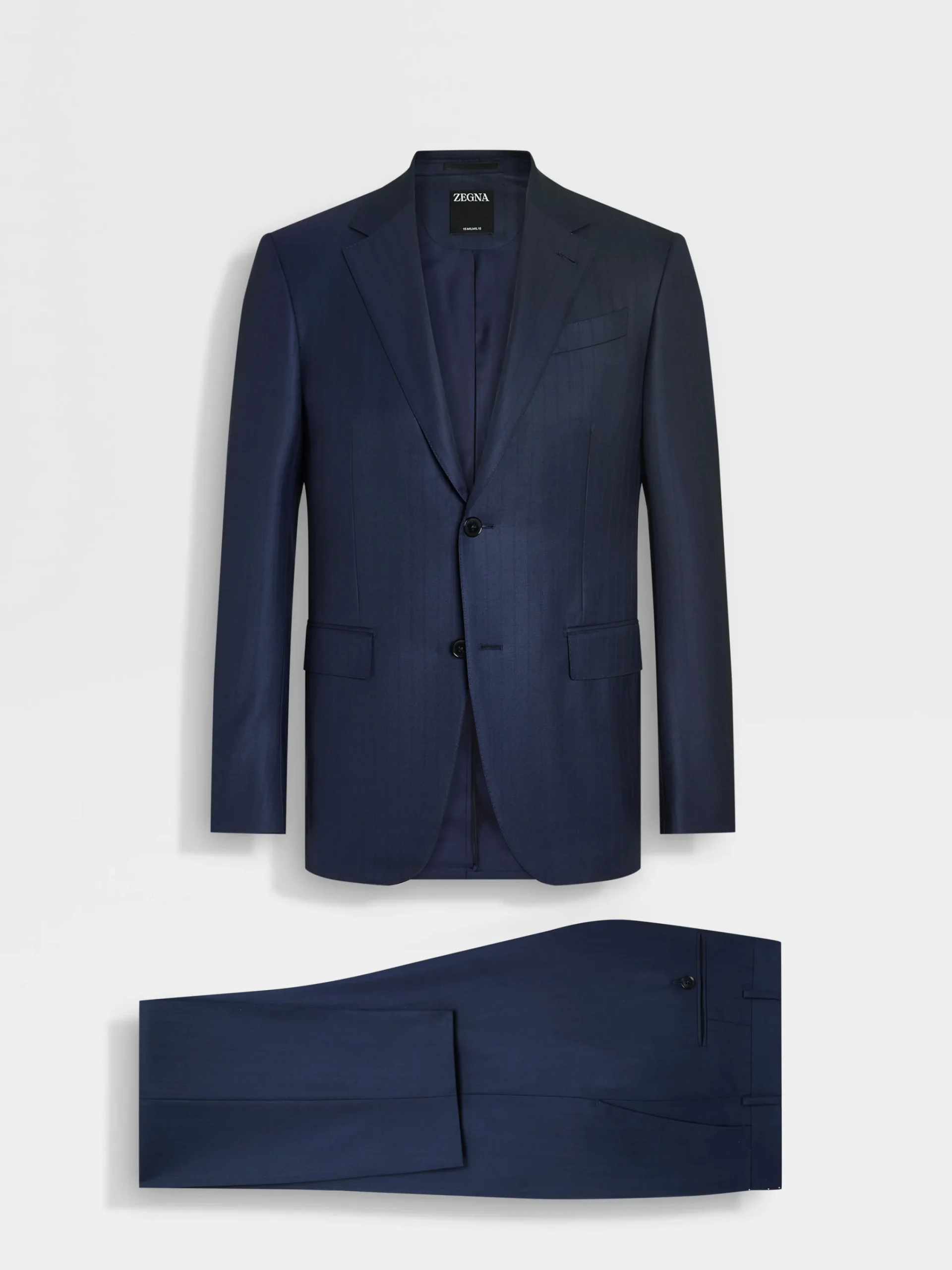 Suits>ZEGNA 15milmil15 Wool Suit Blue