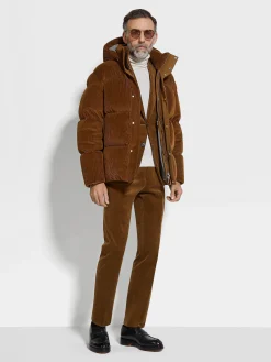Travel In Style|Down Jackets>ZEGNA Cashco Blouson DarkFoliage