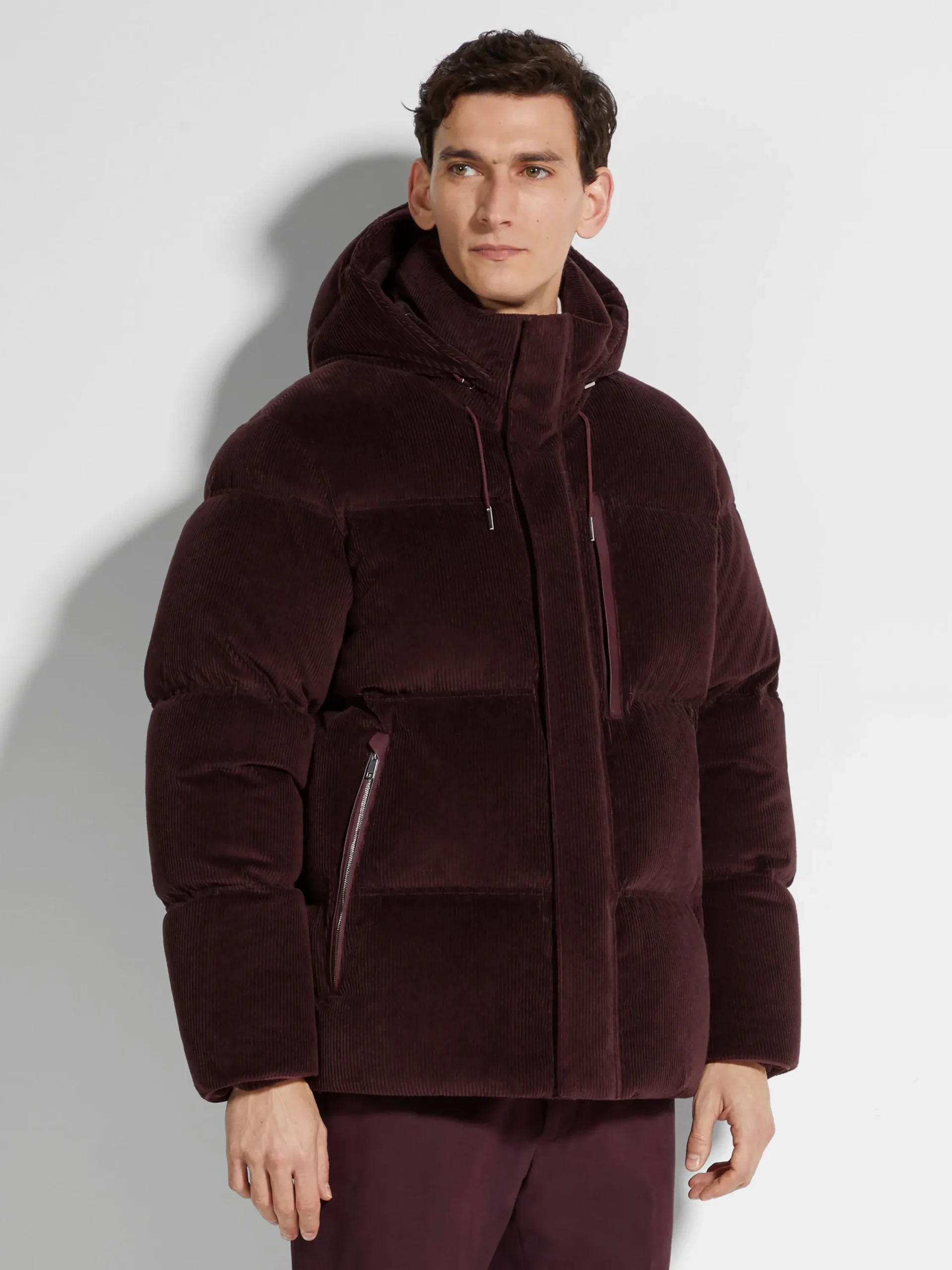 Down Jackets|Jackets And Coats>ZEGNA Cashco Blouson DarkPurple