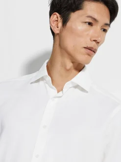 Shirts>ZEGNA Cashco Shirt White