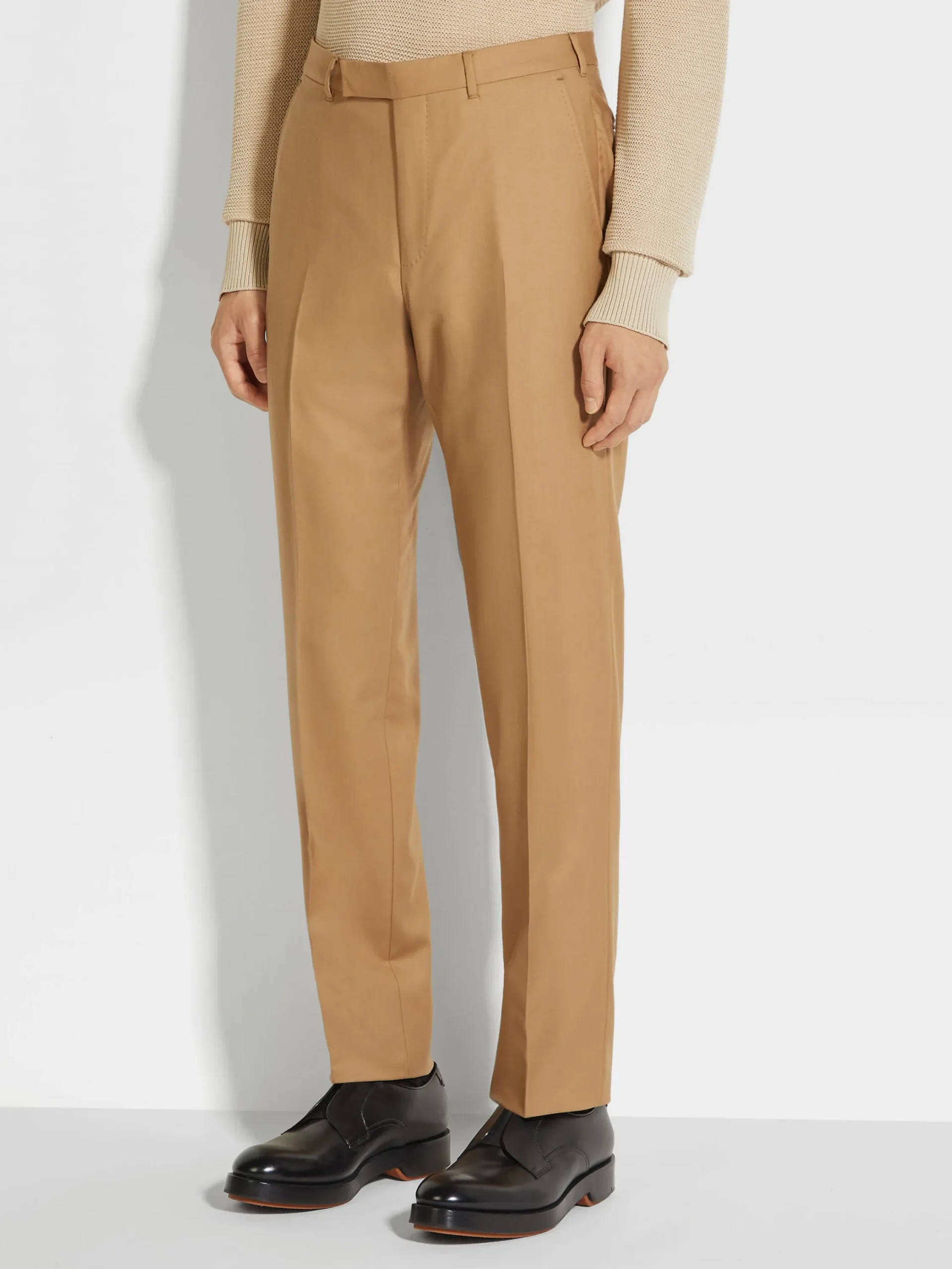 Suits>ZEGNA Dark Beige Oasi Cashmere Suit DarkBeige