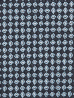 Ties And Bow Ties>ZEGNA Dark Blue CINQUE PIEGHE Silk Tie DarkBlue