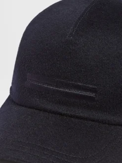 Soft Accessories|Gloves, Scarves And Hats>ZEGNA Dark Blue Oasi Cashmere Baseball Cap DarkBlue