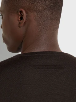 Travel In Style|Sweaters>ZEGNA Dark Brown Cashseta Crewneck DarkBrown