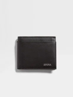 Bags And Wallets>ZEGNA Dark Brown SECONDSKIN Billfold Wallet DarkBrown