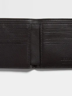 Bags And Wallets>ZEGNA Dark Brown SECONDSKIN Billfold Wallet DarkBrown