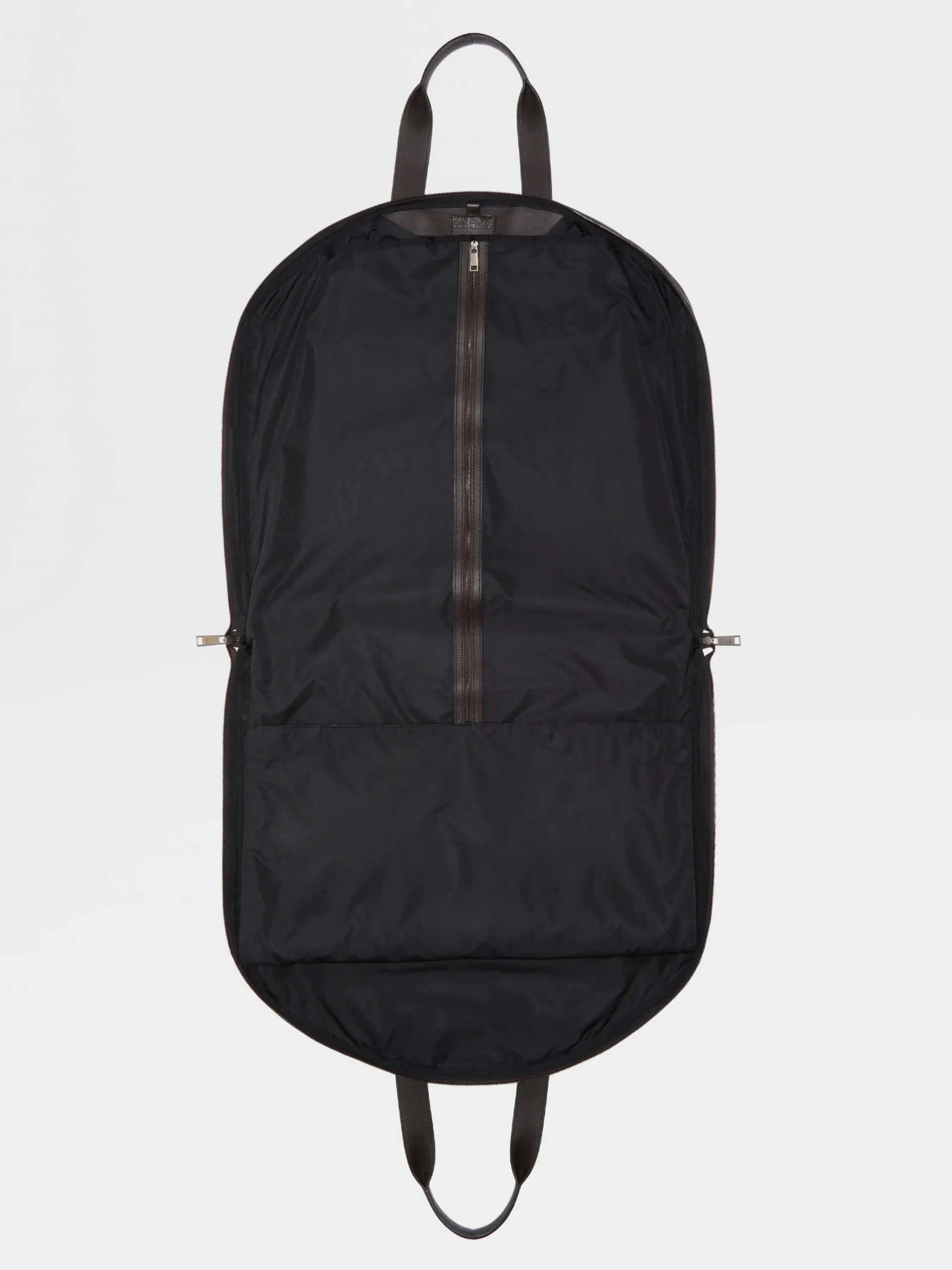 Bags And Wallets>ZEGNA Dark Brown SECONDSKIN Garment Bag DarkBrown