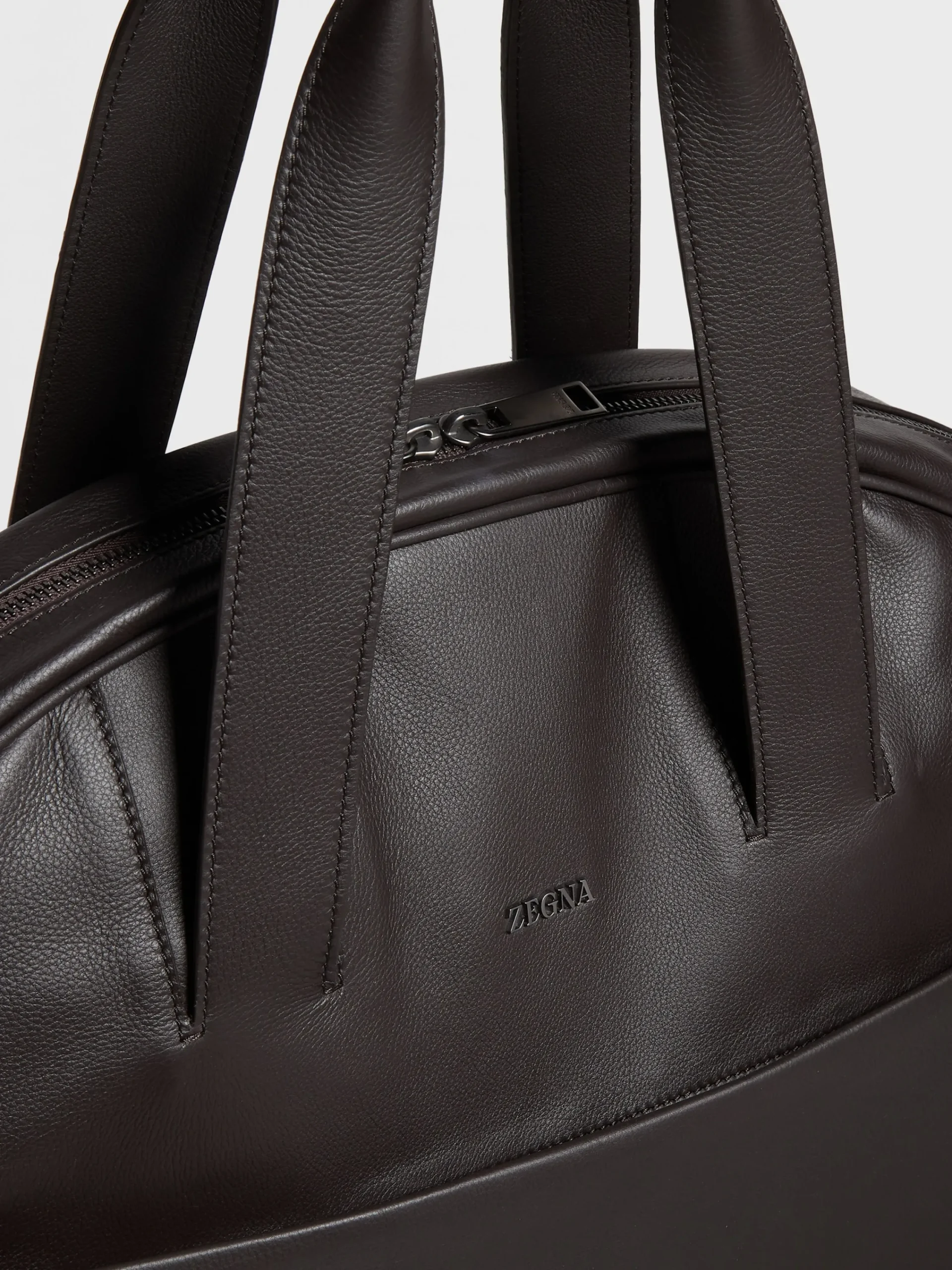 Bags And Wallets>ZEGNA Dark Brown SECONDSKIN Garment Bag DarkBrown