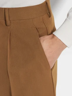 Travel In Style|Pants>ZEGNA Dark Foliage Cotton and Wool Pants DarkFoliage