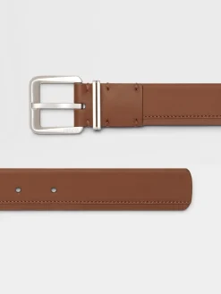 Belts>ZEGNA Dark Foliage Leather Belt DarkFoliage