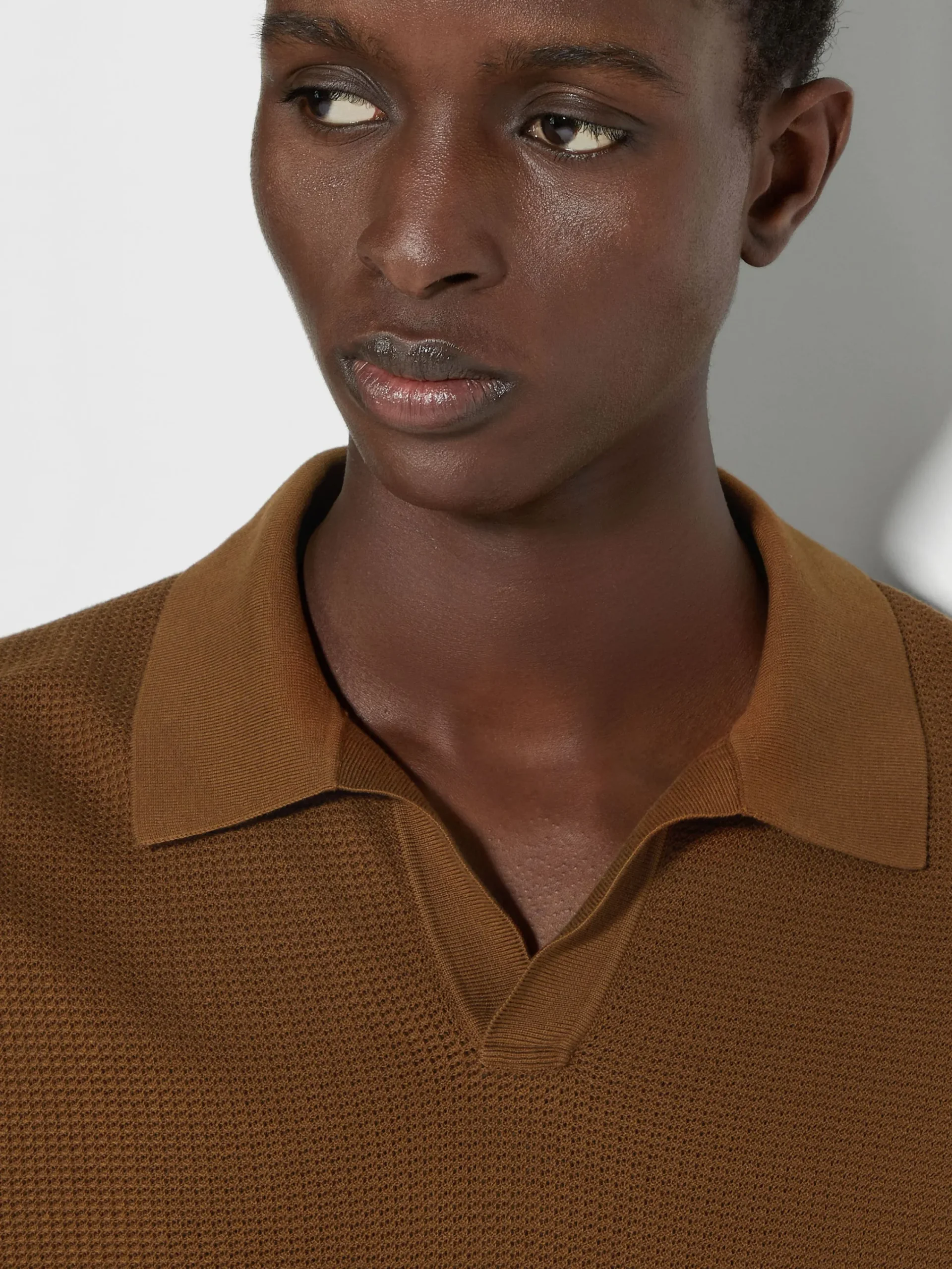 Polo Shirts|Sweaters>ZEGNA Dark Foliage Premium Cotton Polo Shirt DarkFoliage