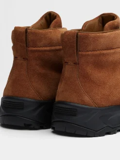 Boots|Sneakers>ZEGNA Dark Foliage Suede Triple Stitch™ Vetta Sneakers DarkFoliage