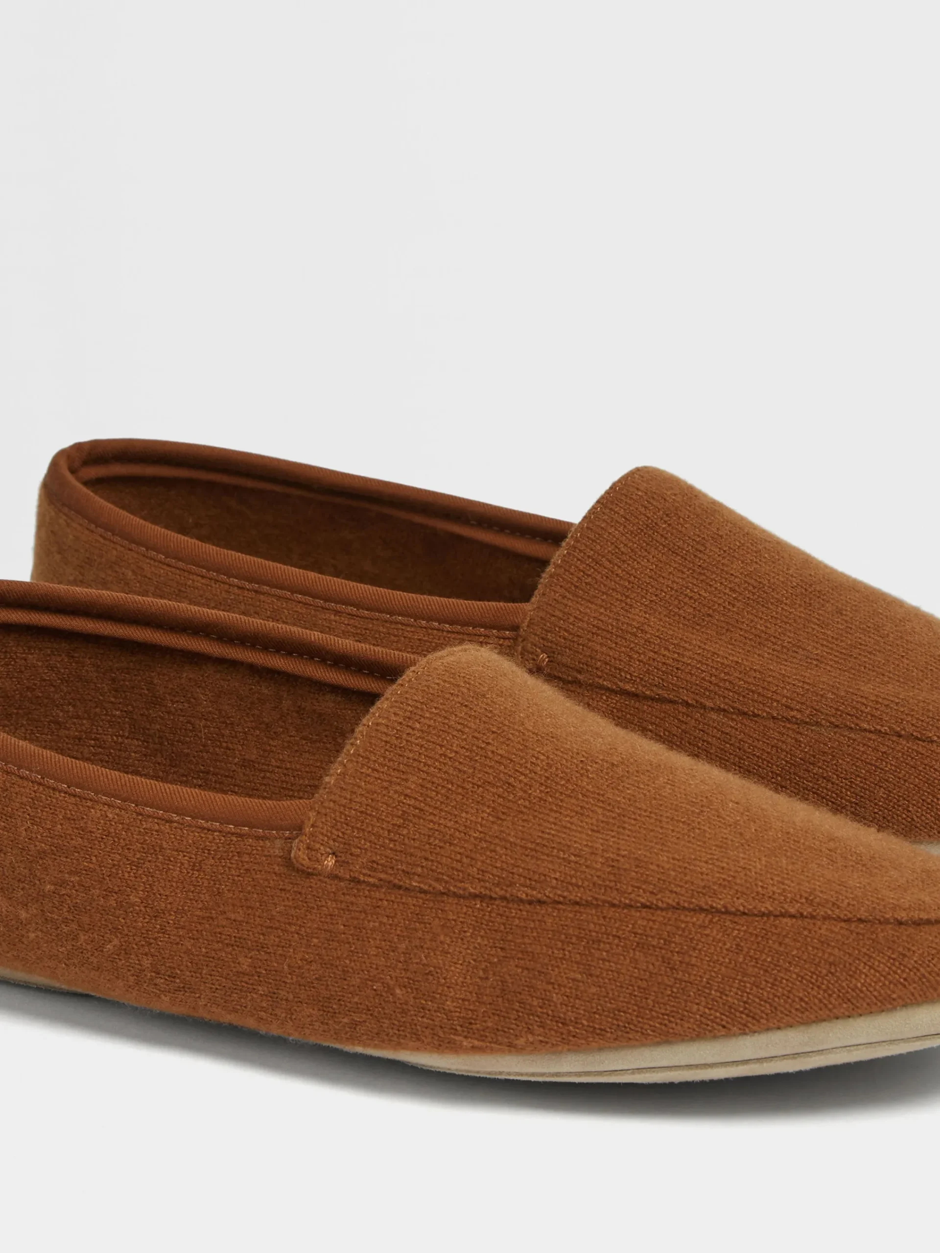 Small Gifts|Lifestyle And Luxury Home Accessories>ZEGNA Cashmere Slippers Foliage