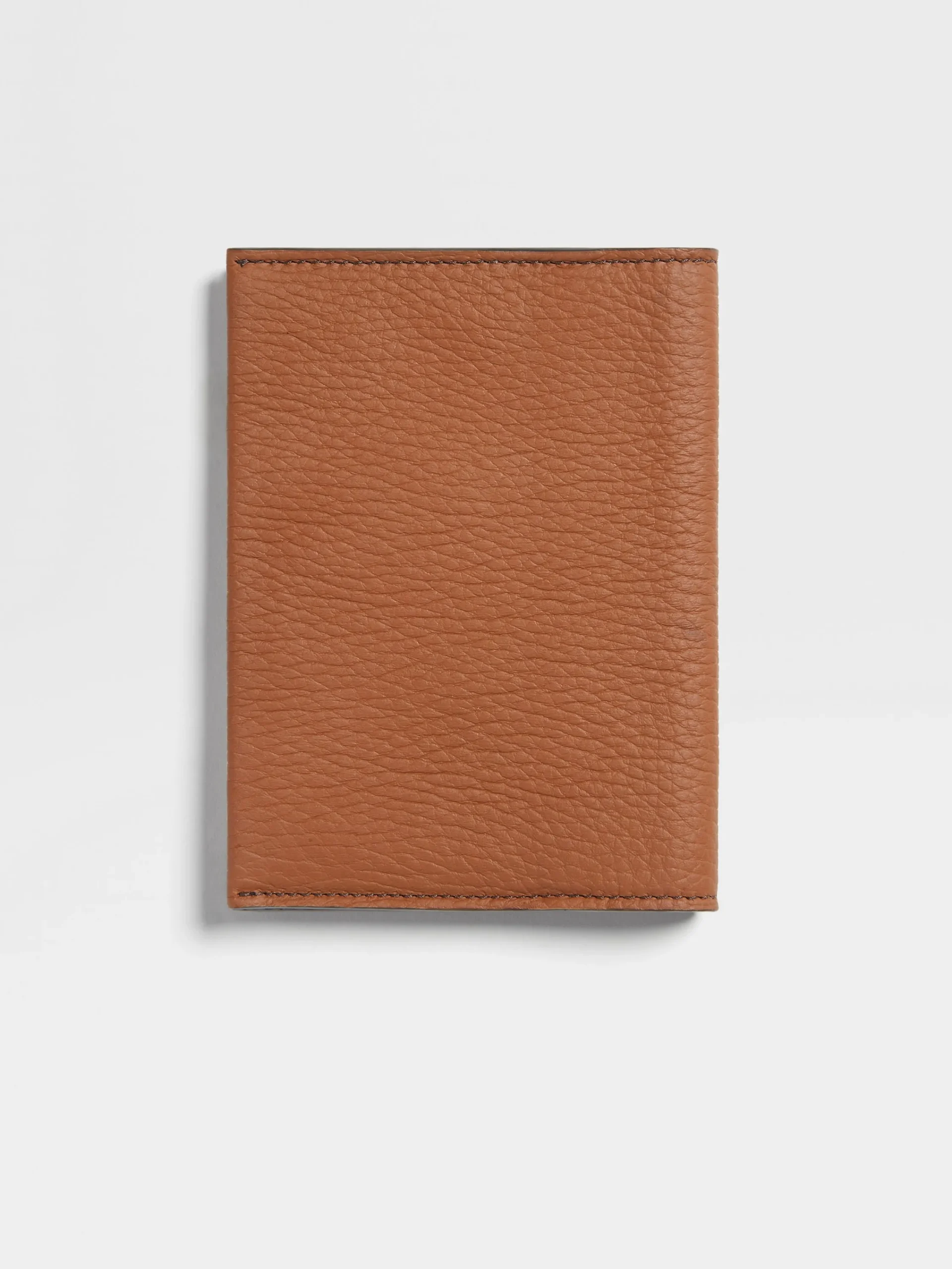 Resort Essentials|Small Gifts>ZEGNA Deerskin Passport Case Foliage
