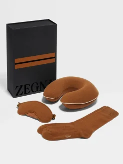 Small Gifts|Travel In Style>ZEGNA Oasi Cashmere Travel Set Foliage