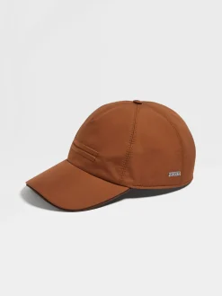 Gloves, Scarves And Hats>ZEGNA Technical Fabric Baseball Cap Foliage