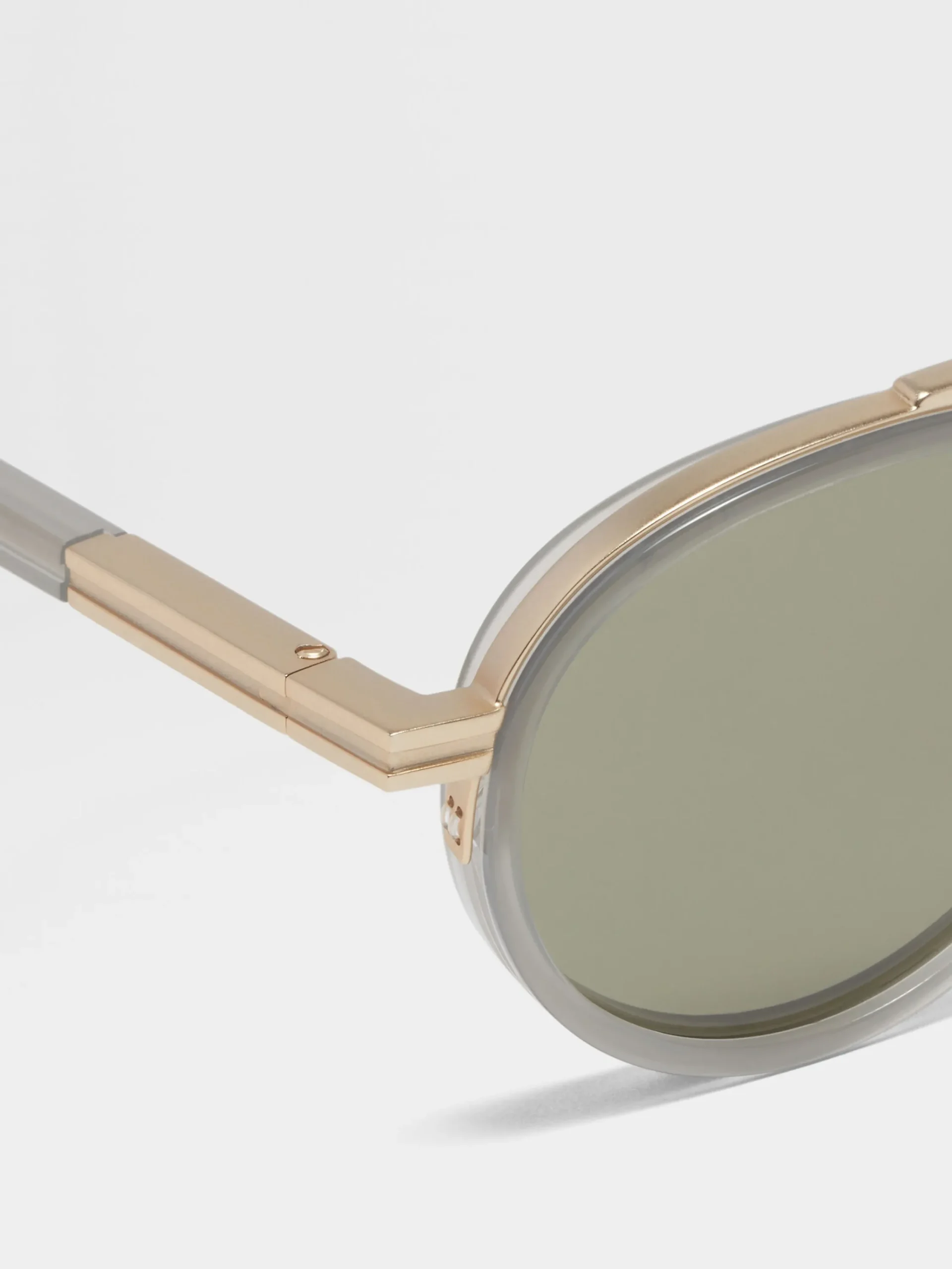 Sunglasses>ZEGNA Orizzonte II Acetate and Metal Sunglasses Green