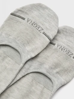 Underwear And Socks|Underwear And Socks>ZEGNA Grey Mélange Cotton Blend Socks GreyMélange