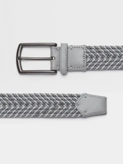 Small Gifts|Belts>ZEGNA Grey Mélange Rayon Belt GreyMélange