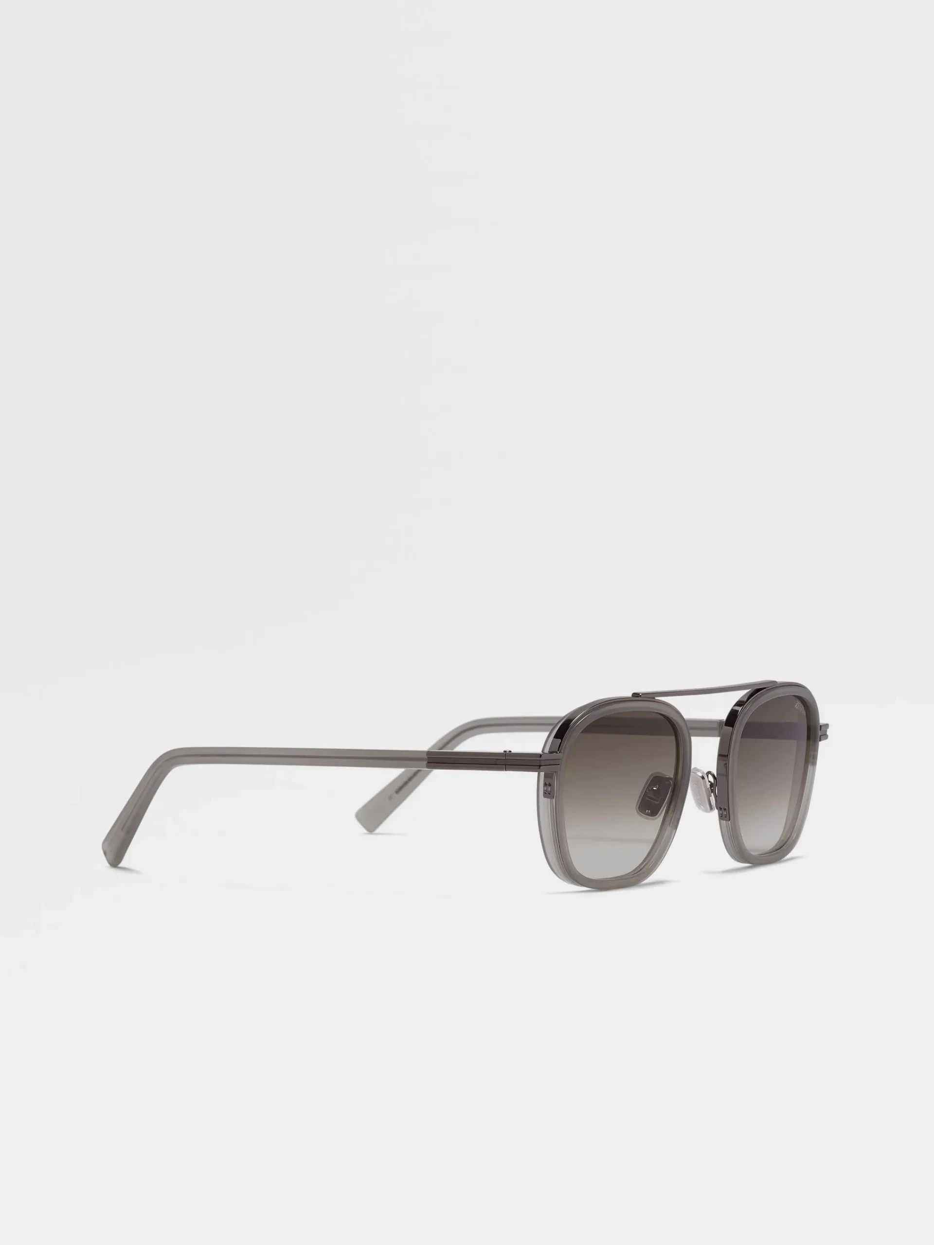 Small Gifts|Travel In Style>ZEGNA Orizzonte I Acetate and Metal Sunglasses Grey
