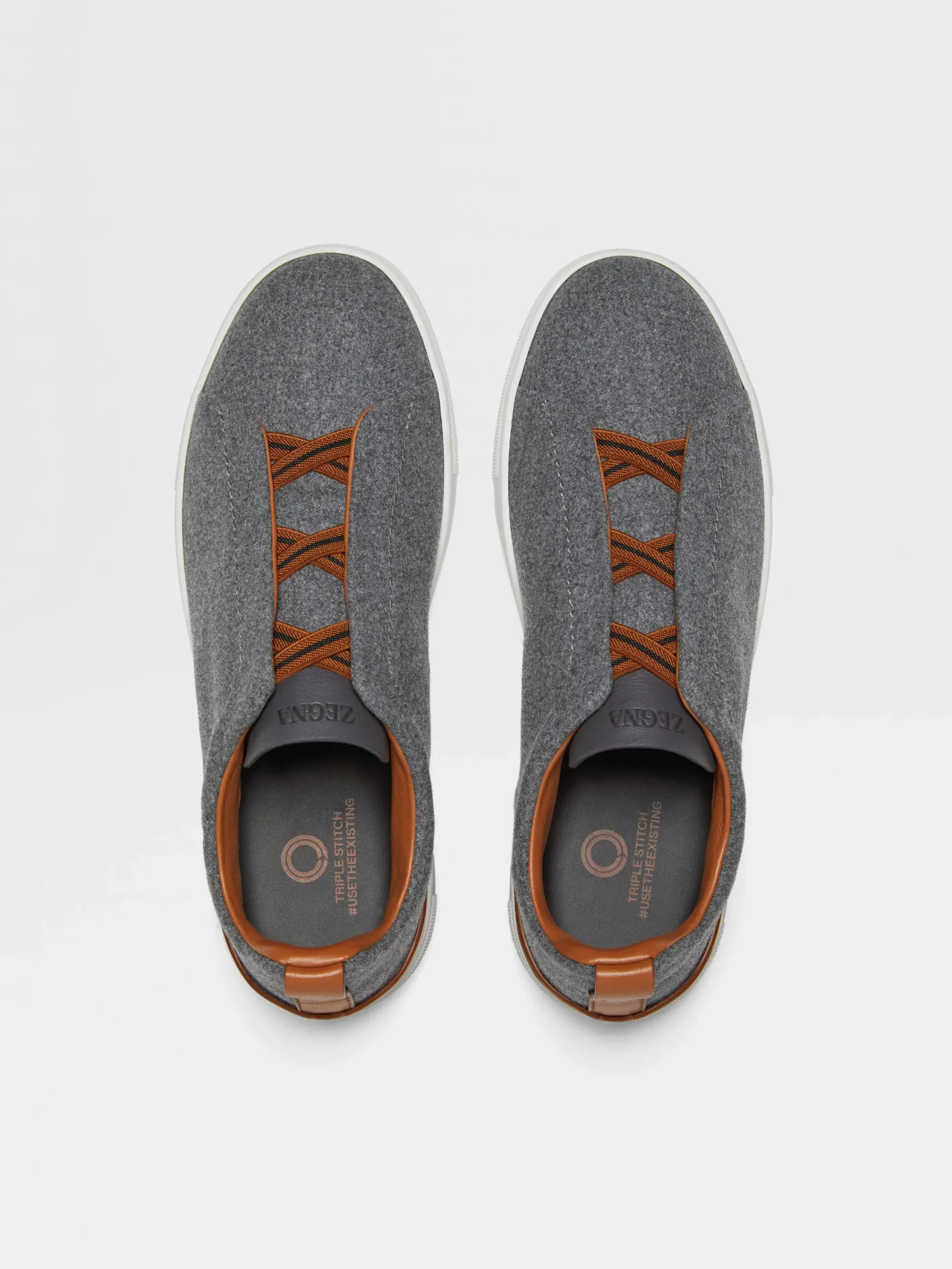 Sneakers>ZEGNA #UseTheExisting™ Triple Stitch™ Sneakers Grey