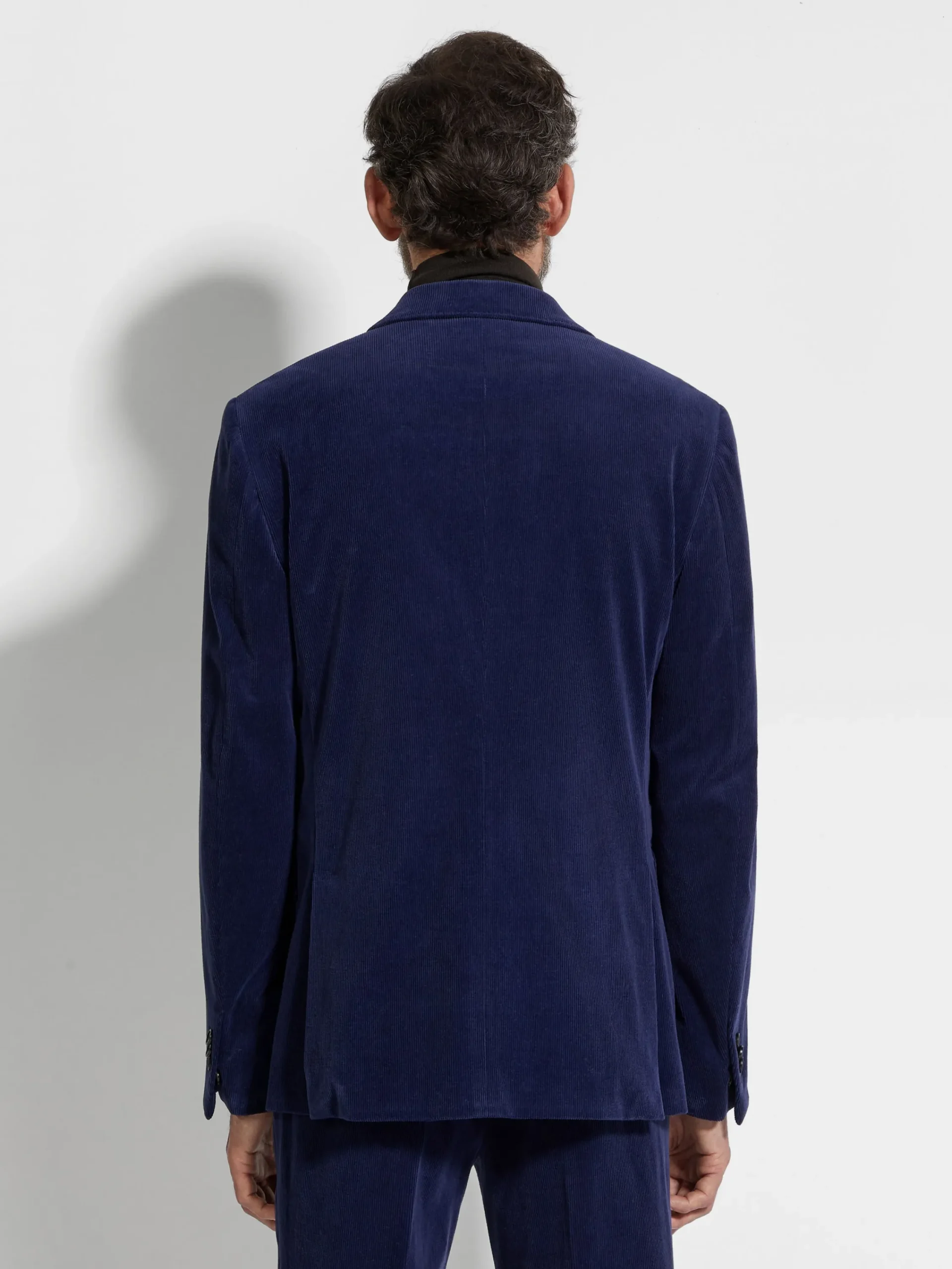 Blazers|Suits>ZEGNA Ink Blue Cashco Jacket InkBlue