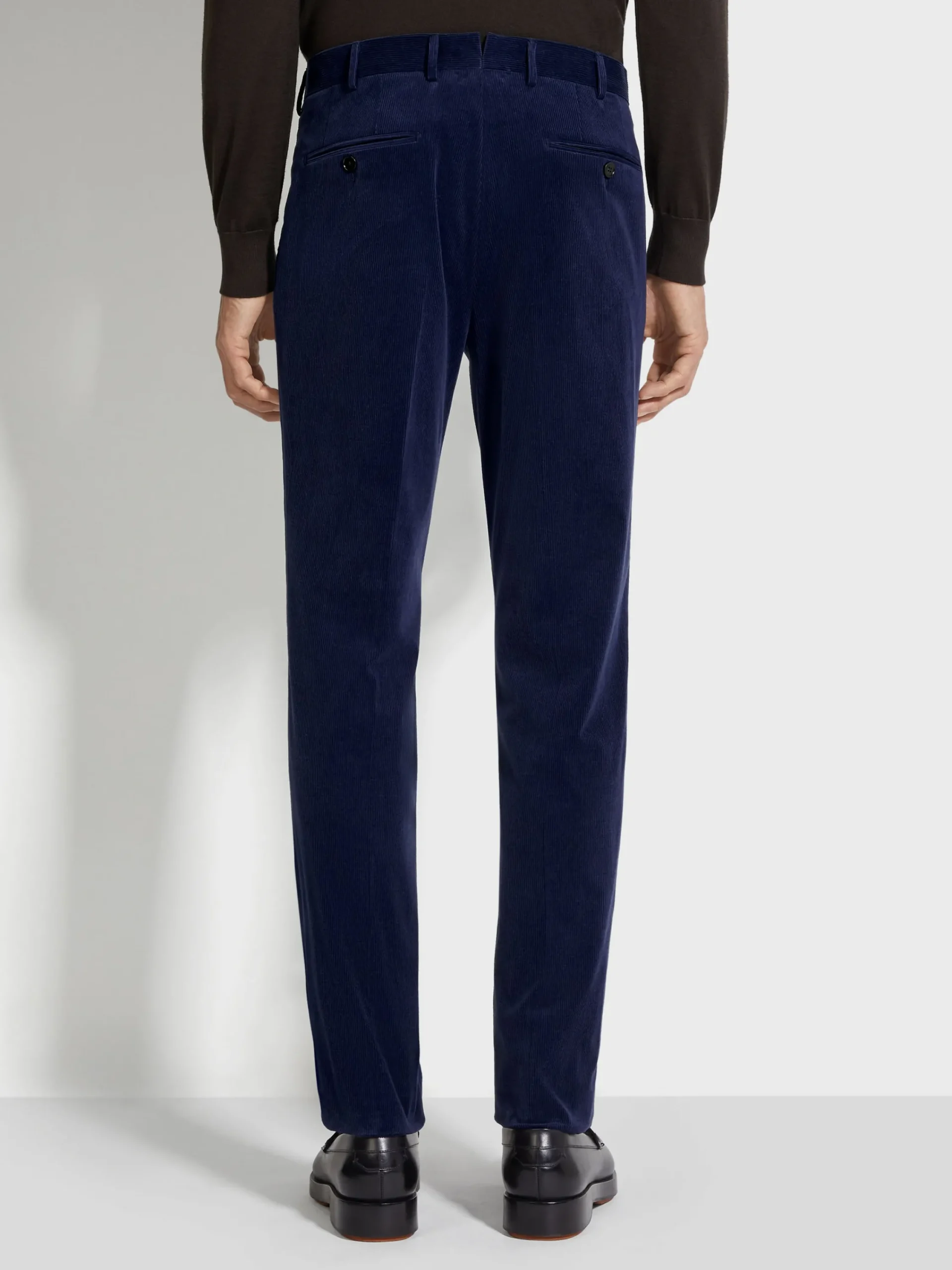 Pants|Suits>ZEGNA Ink Blue Cashco Pants InkBlue